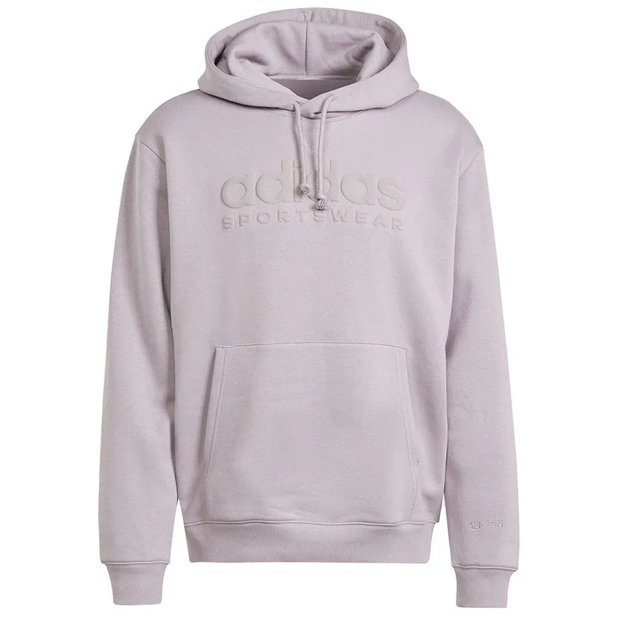 Adidas Mens All SZN Graphic Hoodie Preloved Fig