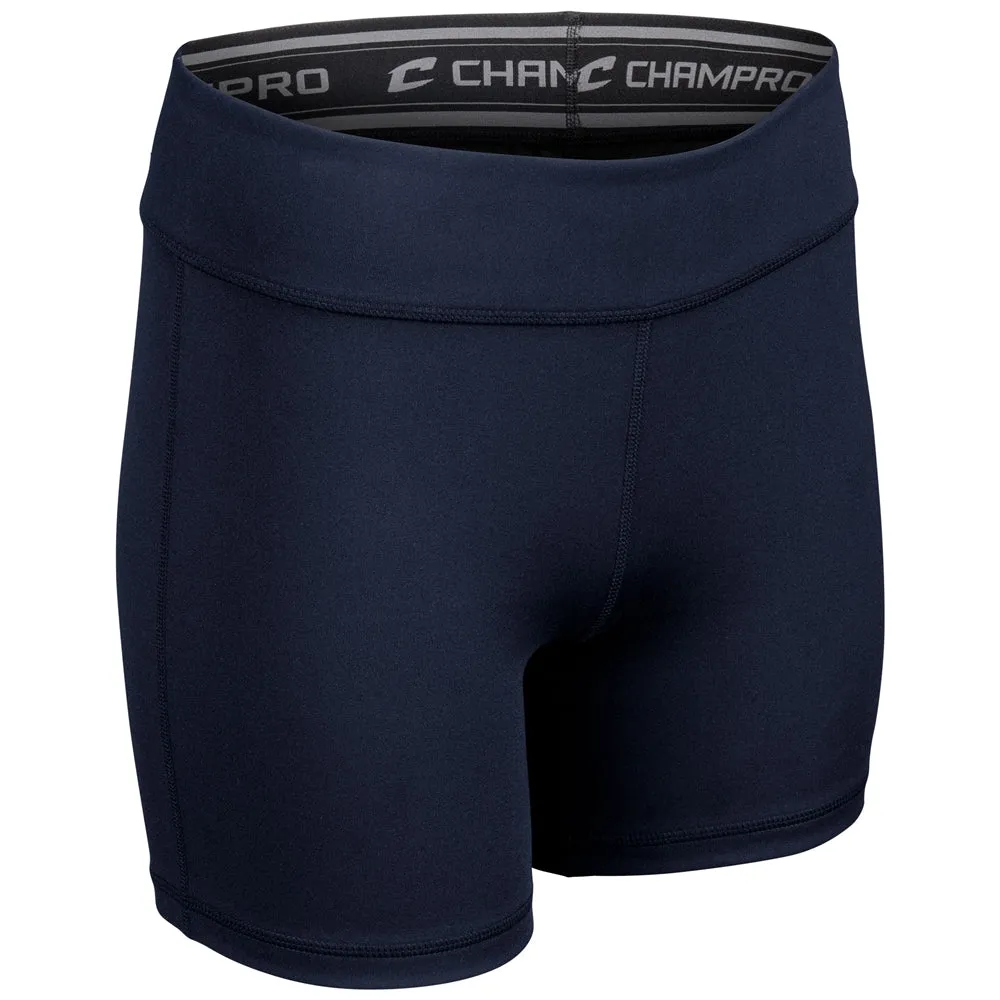 Champro Youth Girl's Match Compression 5" Shorts