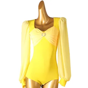 Dance Bodysuit, Yes It's Yellow