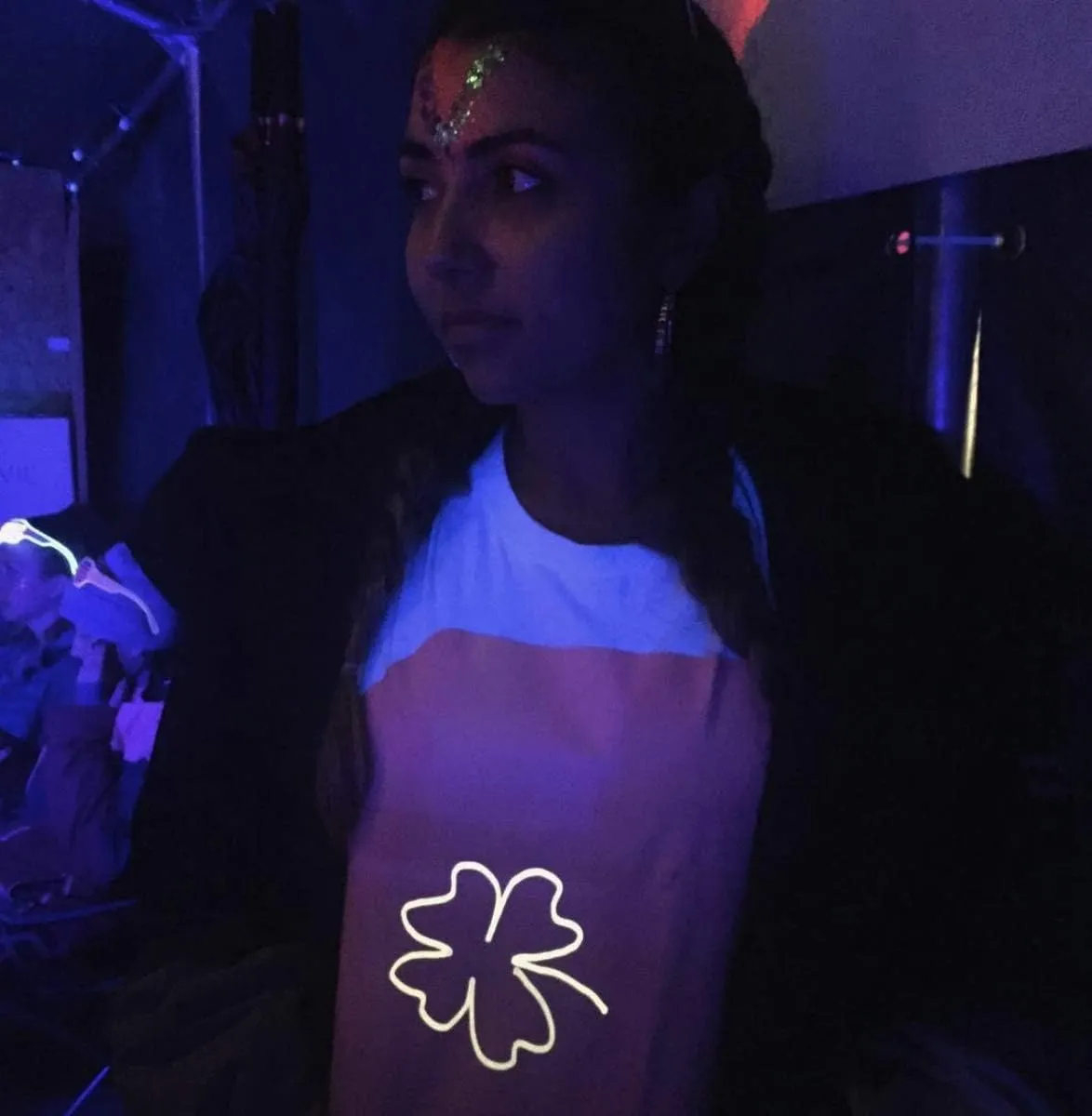 Illuminated Apparel Original Interactive Glow in The Dark T-Shirt - Fun for Birthday Parties & Festivals