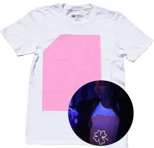 Illuminated Apparel Original Interactive Glow in The Dark T-Shirt - Fun for Birthday Parties & Festivals