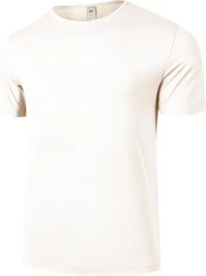 Men's Athletic Short Sleeve T-Shirt - Performance Quick Dry, UPF 50  Sun Protection Lightweight Gym Workout Shirt