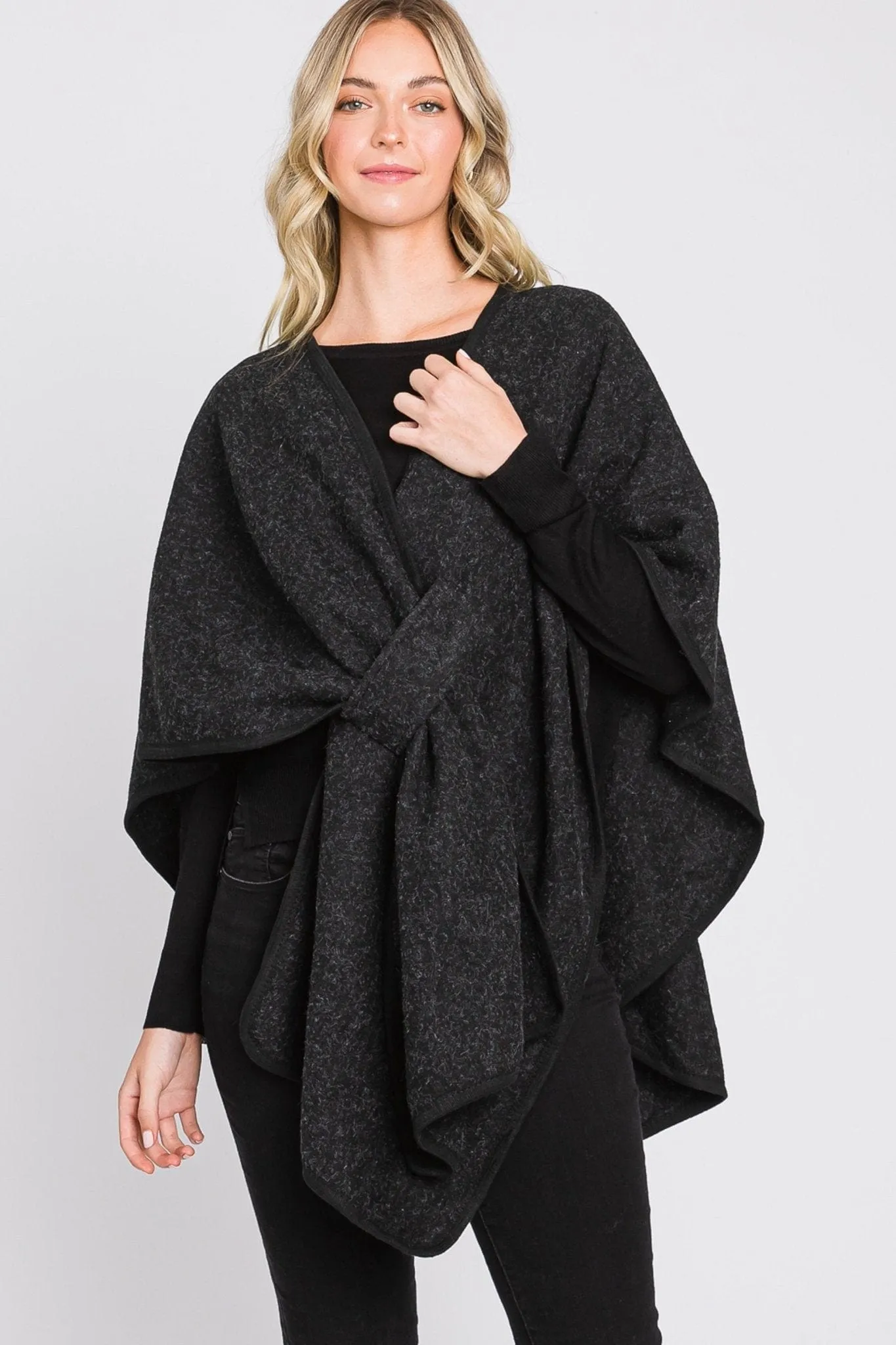 MS0338 Cora Interlock Ruana