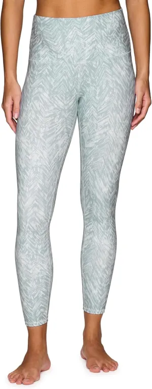 RBX Active Womens Ultra Hold 7/8 Ankle Full Length Printed Running Yoga Legging