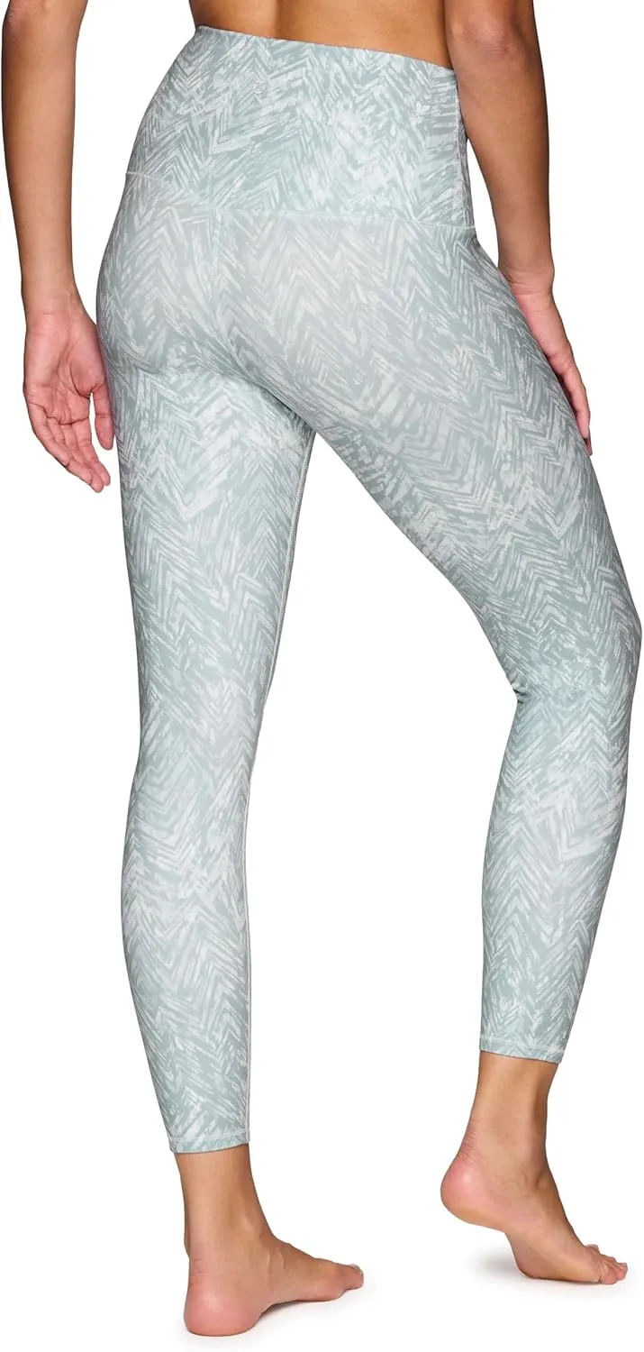 RBX Active Womens Ultra Hold 7/8 Ankle Full Length Printed Running Yoga Legging