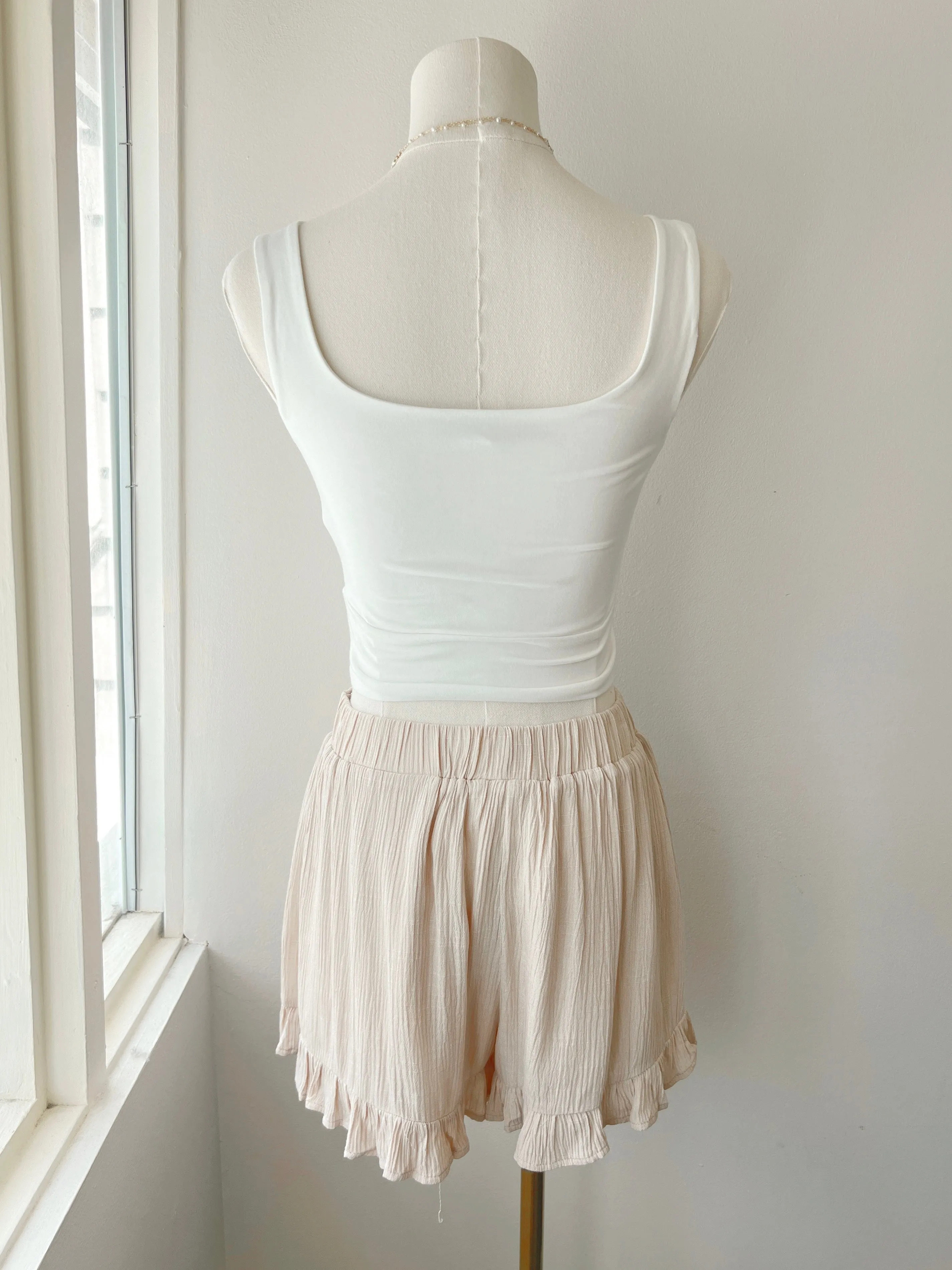 Ruffle Shorts (3 colors) (FINAL SALE)
