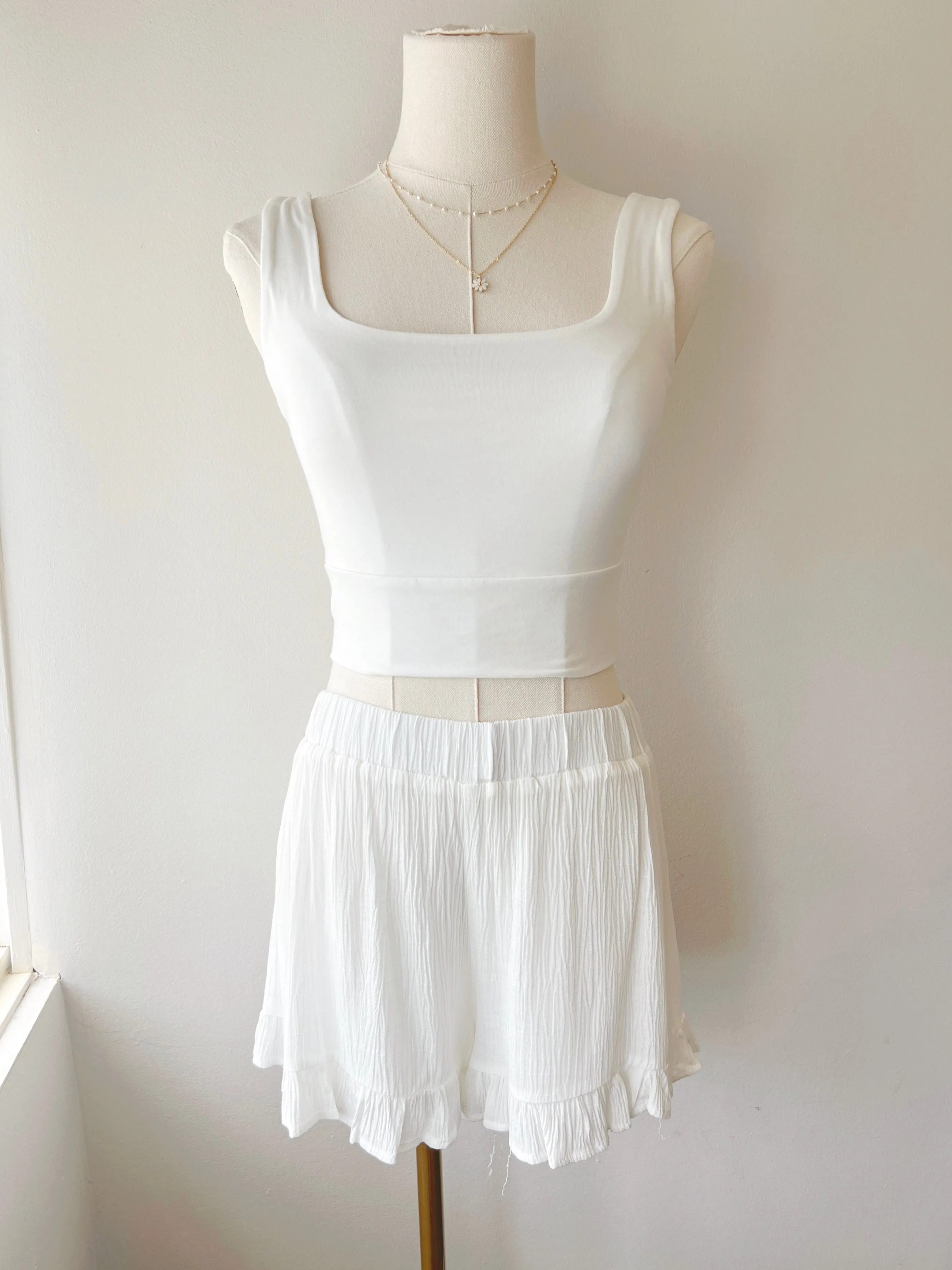 Ruffle Shorts (3 colors) (FINAL SALE)