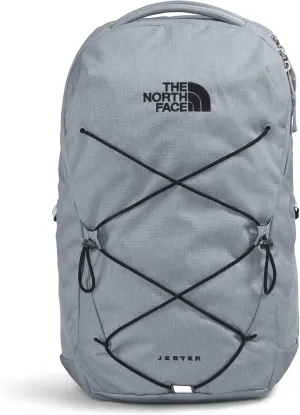 THE NORTH FACE Jester Everyday Laptop Backpack - NPF, Mid Grey Dark Heather/TNF Black-NPF, One Size